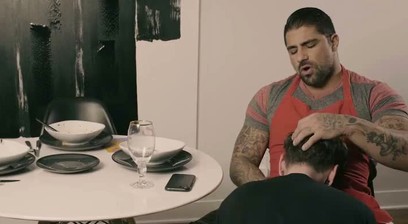 Twink Stepson Takes Bear Stepdad Huge Thick Dick