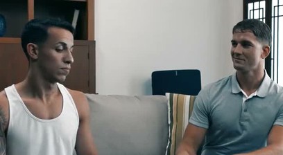 DISRUPTIVE FILMS - Creepy Landlord's Stepson Finds Ways To Get Tenants Dick Inside Him