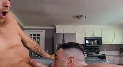 NEXT DOOR BUDDIES - Muscle Hunk Carter Woods Smashes Bootylicious Jock Michael Boston