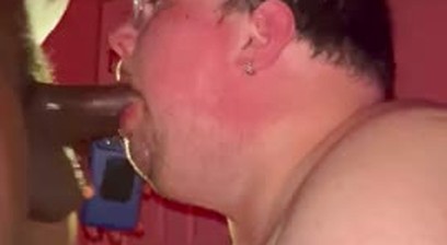 Fat Pig Sucks BBC