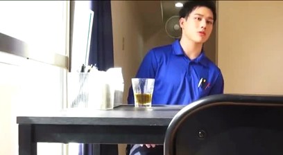 Delivery Boy: He Resists But Not His Dick