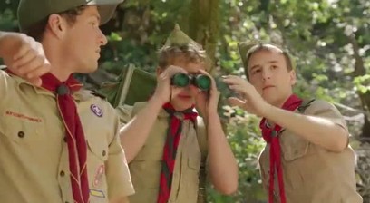 Scoutmaster Snows Steamy Outdoor Orgy
