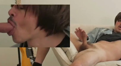 Sucking & Dreaming of Thick Cum Solo Oral Practice