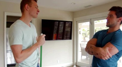 Aspen proves his cock is thicker than Lance Weber's