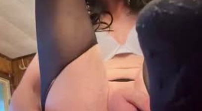 Shemale On Sofa And Dildo Fucked!!!