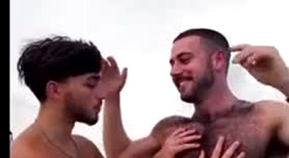 Best shots of muscled hairy dude's pits