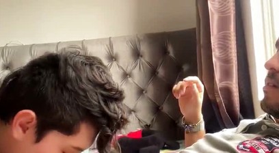 HOW DELICIOUS HOW THIS HAIRY MALE FUCKS ME BAREBACK AND FILLS MY ASS WITH HOT CUM
