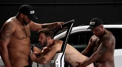 Nicholas Ryder Gets Punished by Two BBC Cops for Masturbating in the Parking