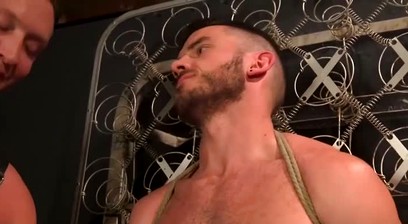 Pierce Paris Vander Pulaski Wedding Tux Bondage Flogging Caning Anal With Leather Harness