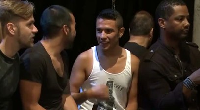 Bound In Public Jordan Foster Gay Party Gangbang Chain Suspension Anal Flogging Blowjob