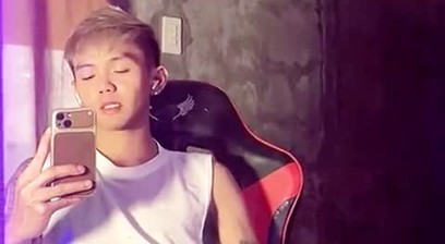 Asian Inked Boy Filming Himself as He Jerks Off