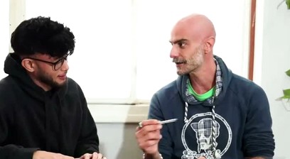 O professor de italiano