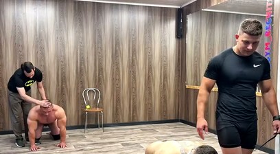 Pro IFBB Russian Butt BB Big Alpha & Romeo Bodybuilder Pets