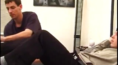 A pair of fit hunks strip and fuck in bed sensually