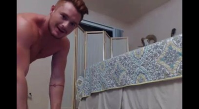 Brent Corrigan Working His Core and Jacking Off