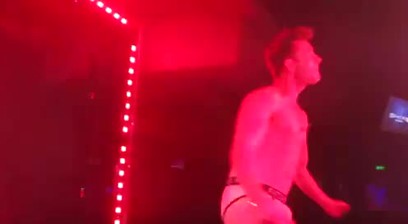 Brent Corrigan Dancing at Share Nightclub