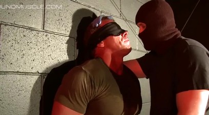 BoundMuscleJocks: Derek Pains Torment Begins With Master Dire Callahans Interrogation