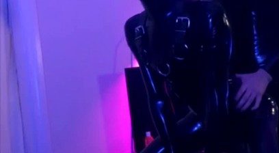 rubber pup play fuck