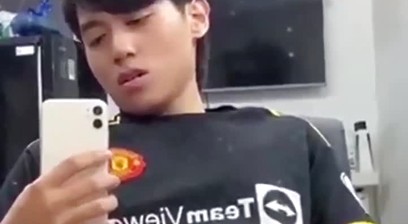 Young Vietnamese jerks off