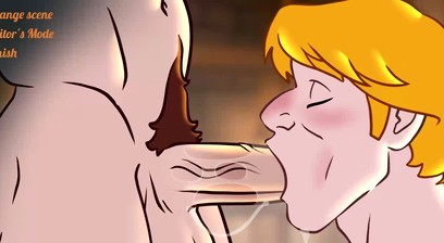 Kristoff giving a blowjob