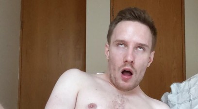 Cute boy self facial