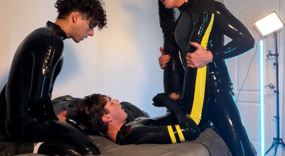 rubberboy threesome