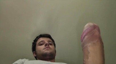 Ex-Marine Goons his Fat Uncut Cock HD