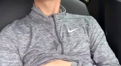 Jerking off in car