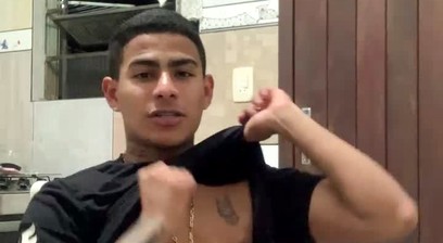 Ex-Brazilian Army Soldier Shows-off His 9.06 Inch Uncut Dick