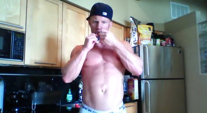 Johnny V Kitchen Muscle Worship Session