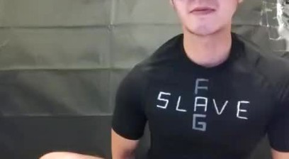 Chastity fag destroyed by huge dildo