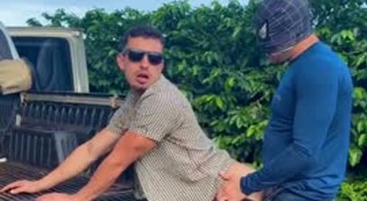 The cowboy came to eat me.