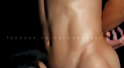 Oral control & cum in mouth for muscle man!