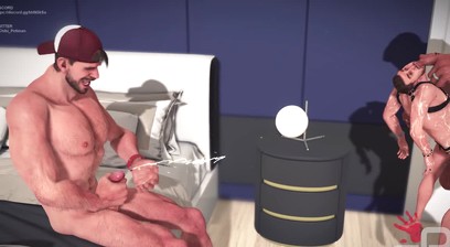 A Tiny Man With Two Giants