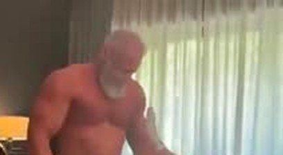 Muscle daddy fucks boy