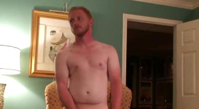 Hung mature daddy masturbates before a massive cumshot