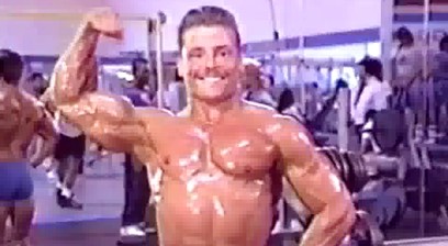 Steve McKenzie Lifting Weights And Sexy Posing