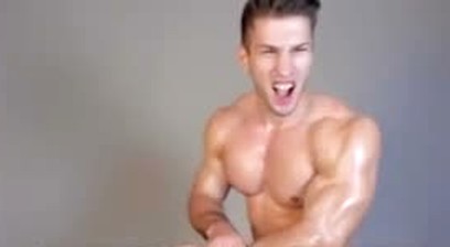 Dorian McDon Posing, Flexing, Feeling On Himself, And Jacking Off
