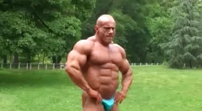 Heiko Kallbach Sexy Posing In Central Park