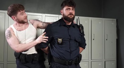 Colt Spence fucks Heath Halo relentlessly while manhandling him