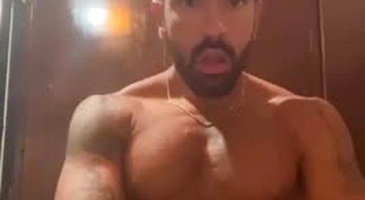 Argentine man masturbates