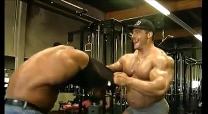 Jean-Pierre Fux and Nasser El-Sonbaty Sexy Posing