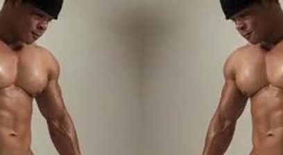 Yoshiko Yumi Posing and Flexing And Then Stripping And Then Jacking Off And Then Showering