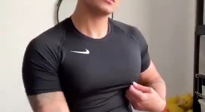 My brother got horny after working out at the gym.