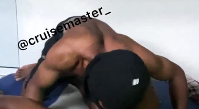 Masked black hunky top plays homie