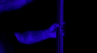 Hot and passionate pole dancing by sexy world class pole dancer Blaine Petrovia