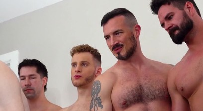 Braxton Cruz and Eddie Patrick stretch Jack Aries holes in nasty gangbang