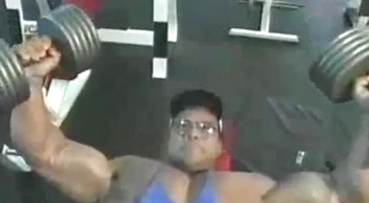 Greg Kovacs Lifting Weights