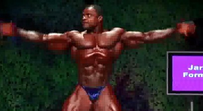 Silvio Samuel Lifting Weights And Sexy Posing