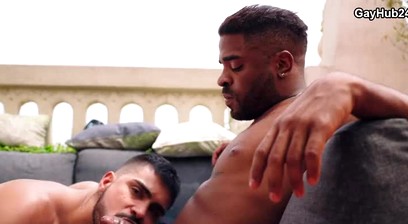 Lucky bottom Valentino Sistor loves huge cocks american